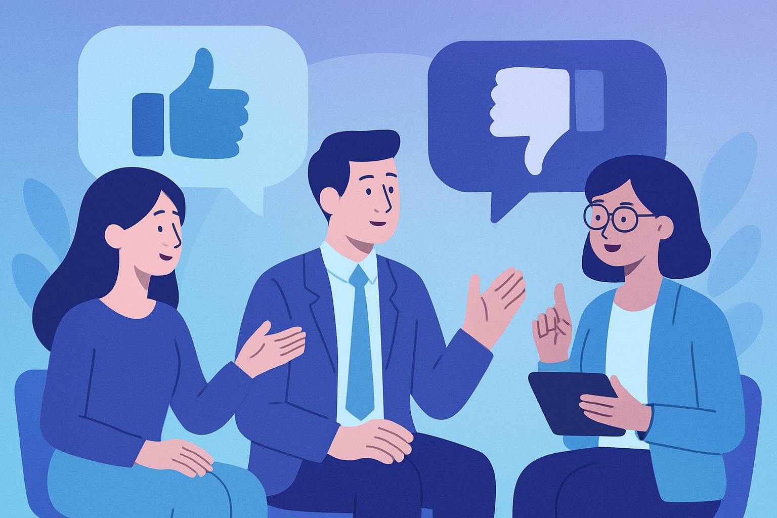 Agree, disagree, and give feedback respectfully