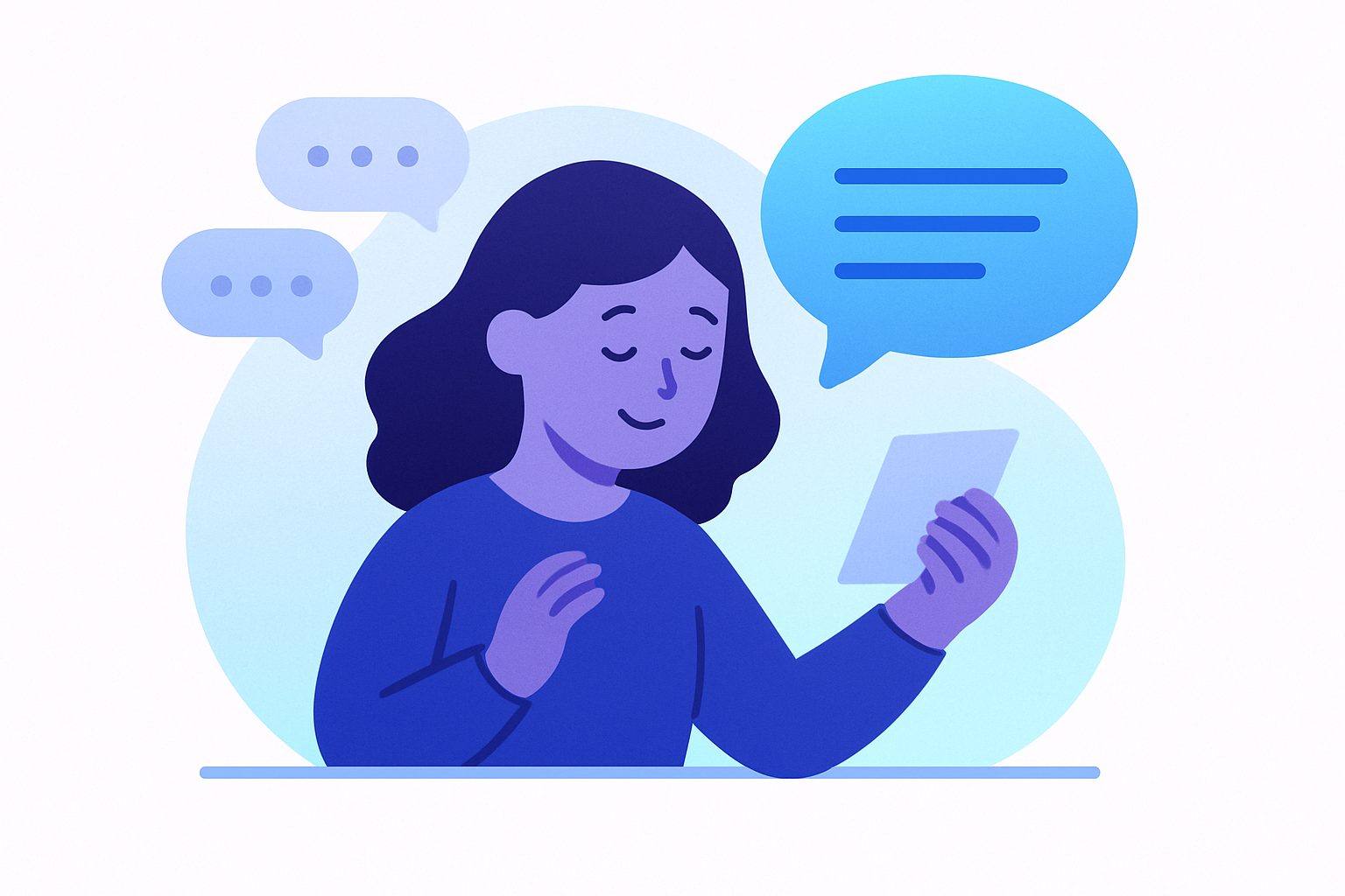Prepare a few simple sentences before you speak