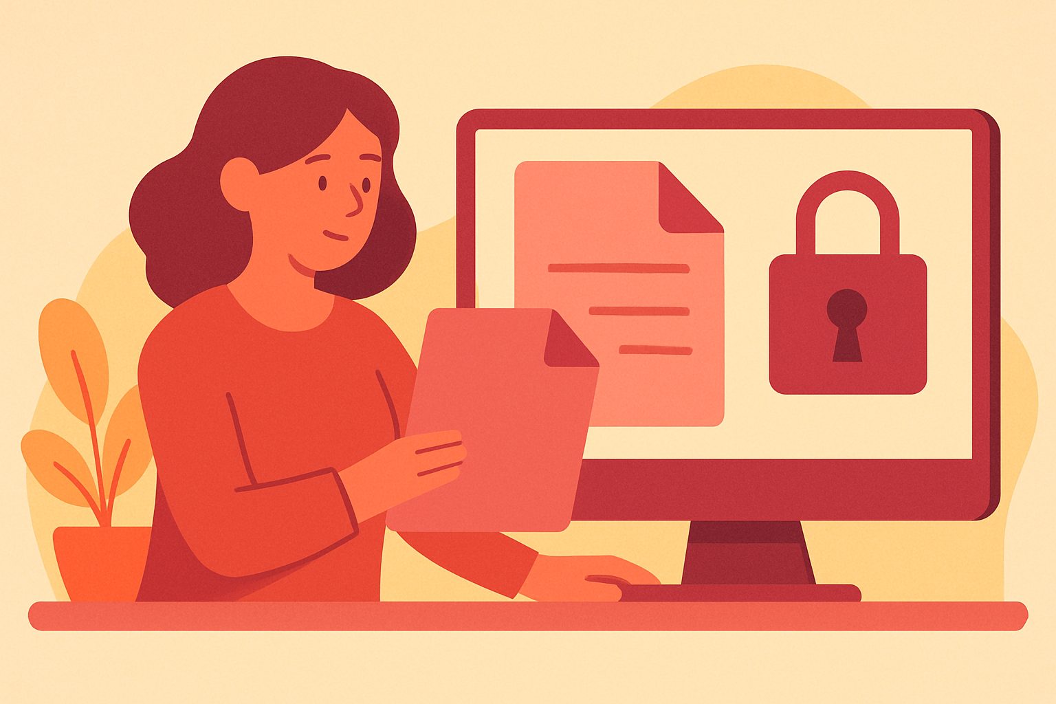 2. Prepare your PDF and protect your information